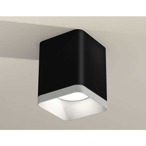 Комплект накладного светильника Ambrella light Techno Spot XS7813001 SBK/SWH черный песок/белый песок (C7813, N7701)