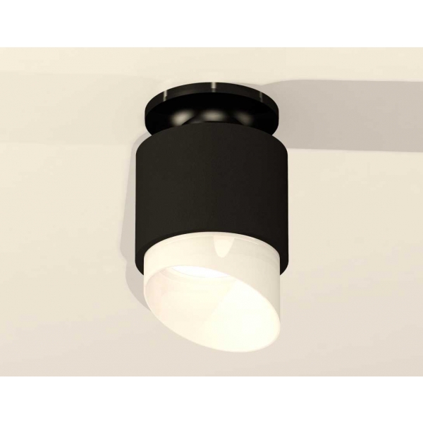 Комплект накладного светильника Ambrella light Techno Spot XS7511066 SBK/PBK/FR черный песок/черный полированный/белый матовый (N7926, C7511, N7175)