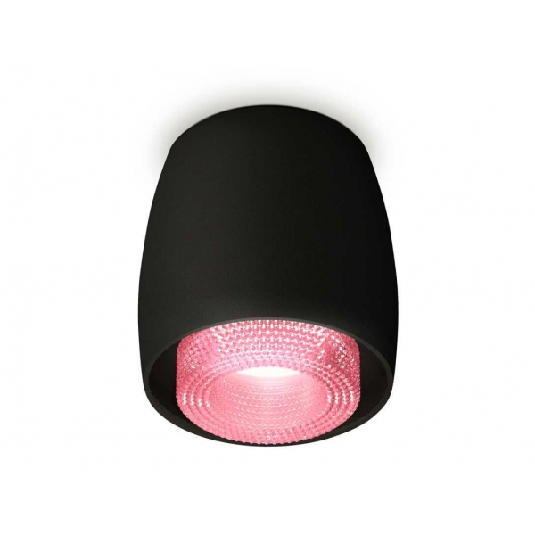 Комплект накладного светильника Ambrella light Techno Spot XS1142022 SBK/PI черный песок/розовый (C1142, N7193)
