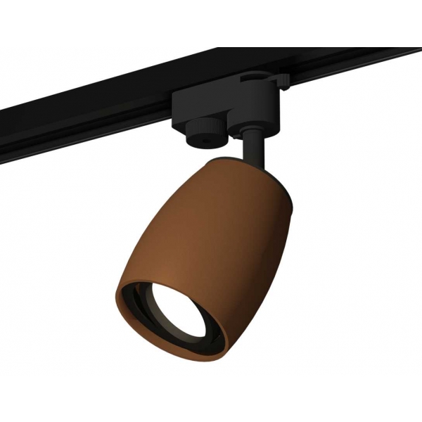 Комплект трекового светильника Ambrella light Track System XT1124002 SCF/PBK кофе песок/черный полированный (A2521, C1124, N7002)