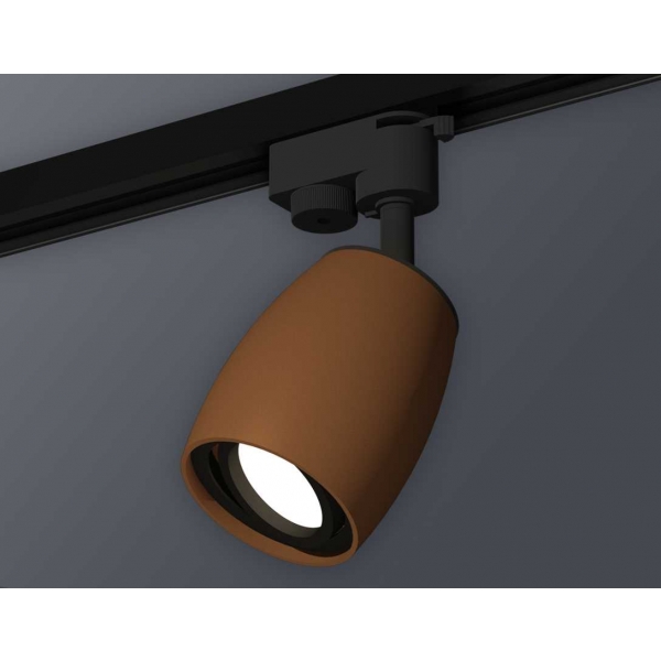 Комплект трекового светильника Ambrella light Track System XT1124002 SCF/PBK кофе песок/черный полированный (A2521, C1124, N7002)