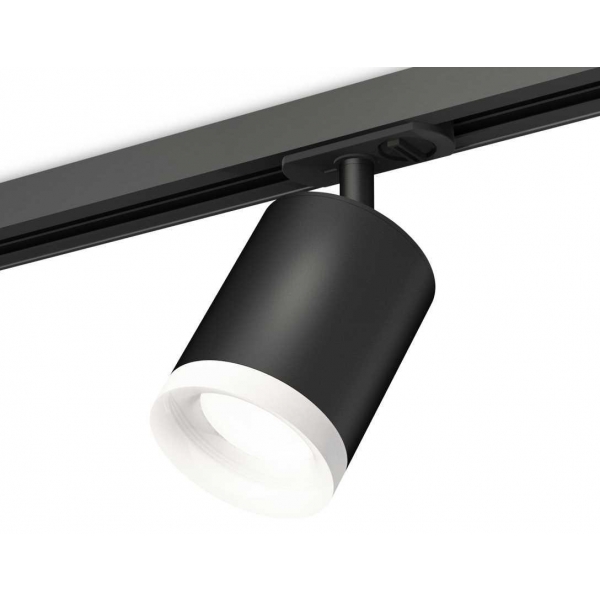 Комплект трекового светильника Ambrella light Track System XT7422021 SBK/FR черный песок/белый матовый (A2537, C7422, N7165)