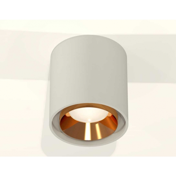 Комплект накладного светильника Ambrella light Techno Spot XS7724004 SGR/PYG серый песок/золото желтое полированное (C7724, N7034)