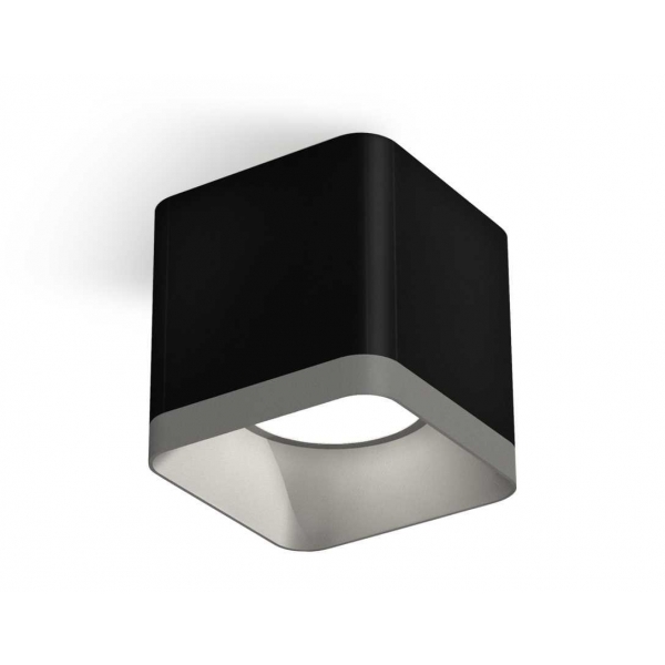 Комплект накладного светильника Ambrella light Techno Spot XS7806003 SBK/SSL черный песок/серебро песок (C7806, N7703)