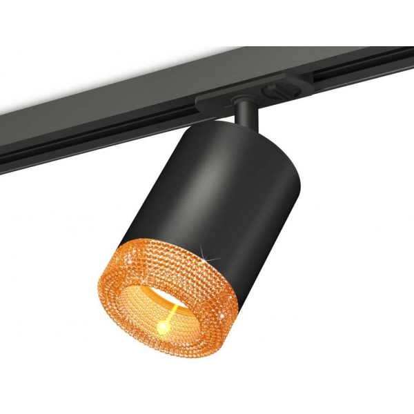 Комплект трекового светильника Ambrella light Track System XT7422011 SBK/CF черный песок/кофе (A2537, C7422, N7195)