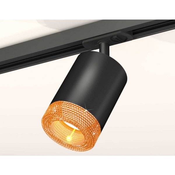 Комплект трекового светильника Ambrella light Track System XT7422011 SBK/CF черный песок/кофе (A2537, C7422, N7195)