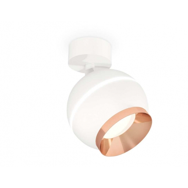 Комплект накладного светильника Ambrella light Techno Spot XM1101005 SWH/PPG белый песок/золото розовое полированное (A2202,C1101,N7035)