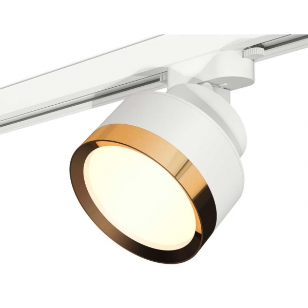 Комплект трекового светильника Ambrella light SWH/PYG белый песок/золото желтое полированное GX53 (A2524, A2105, C8101, N8124) XT8101004