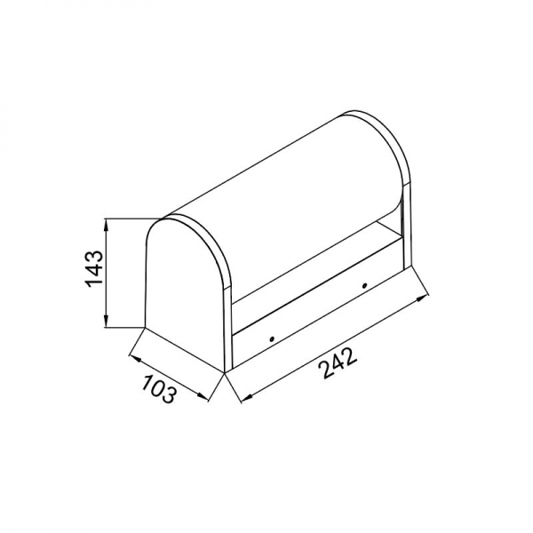 Настенный уличный светильник Mantra GANT 9155