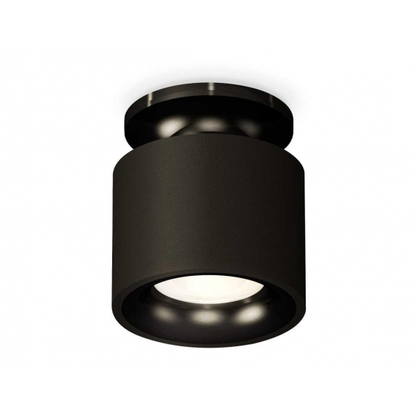 Комплект накладного светильника Ambrella light Techno Spot XS7511061 SBK/PBK черный песок/черный полированный (N7926, C7511, N7011)