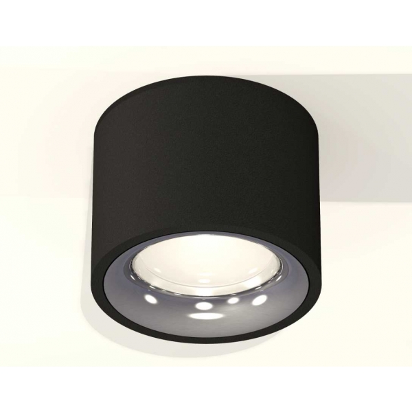 Комплект накладного светильника Ambrella light Techno Spot XS7511022 SBK/PSL черный песок/серебро полированное (C7511, N7012)