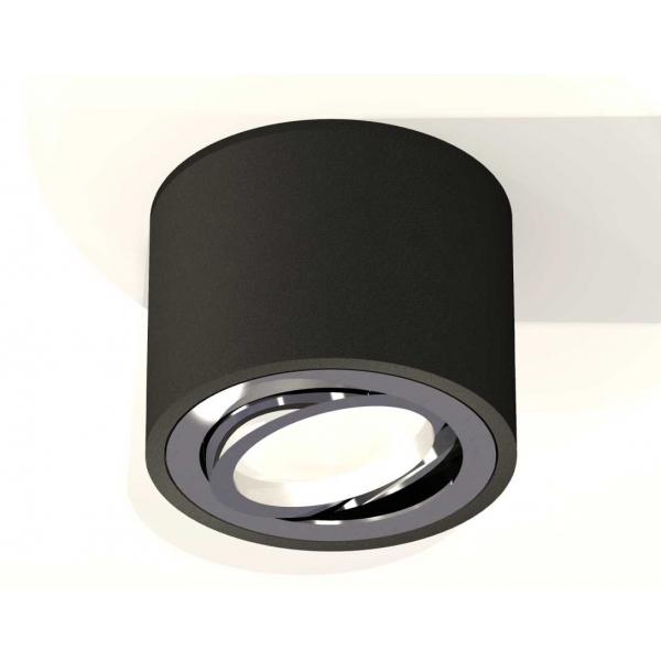 Комплект накладного светильника Ambrella light Techno Spot XS7511003 SBK/PSL черный песок/серебро полированное (C7511, N7003)
