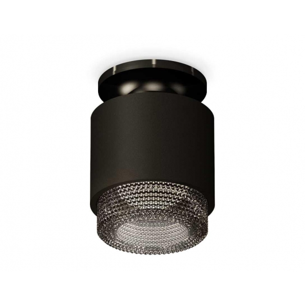 Комплект накладного светильника Ambrella light Techno Spot XS7511062 SBK/PBK/BK черный песок/черный полированный/тонированный (N7926, C7511, N7192)