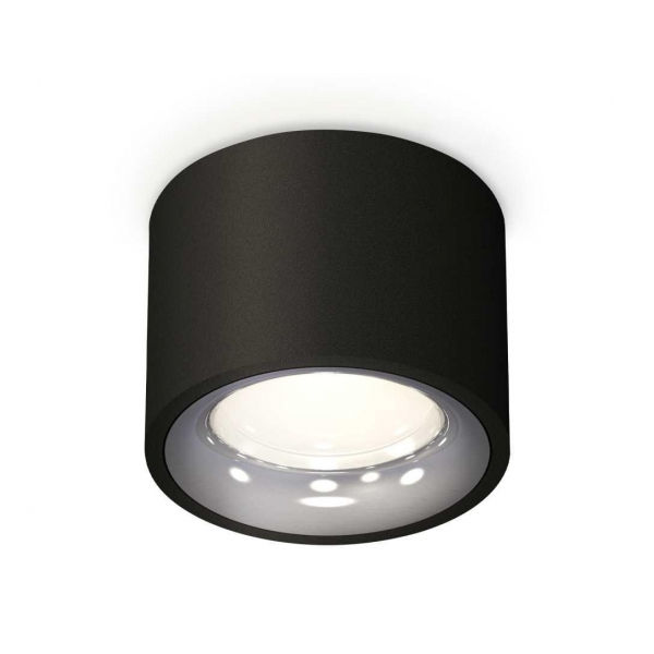 Комплект накладного светильника Ambrella light Techno Spot XS7511022 SBK/PSL черный песок/серебро полированное (C7511, N7012)