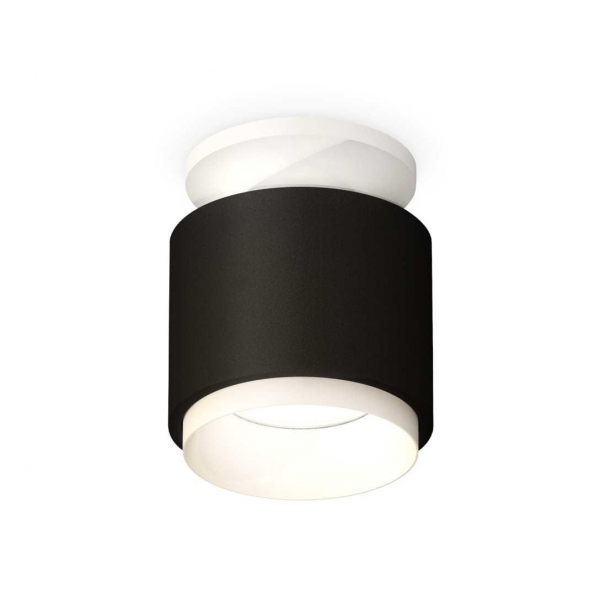 Комплект накладного светильника Ambrella light Techno Spot XS7511040 SBK/SWH черный песок/белый песок (N7925, C7511, N7030)