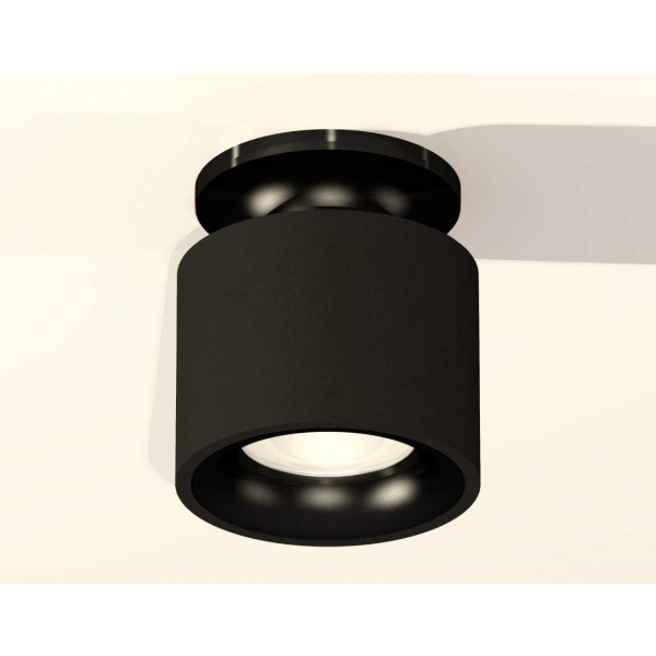 Комплект накладного светильника Ambrella light Techno Spot XS7511061 SBK/PBK черный песок/черный полированный (N7926, C7511, N7011)