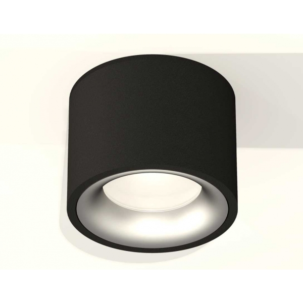 Комплект накладного светильника Ambrella light Techno Spot XS7511023 SBK/MCH черный песок/хром матовый (C7511, N7013)