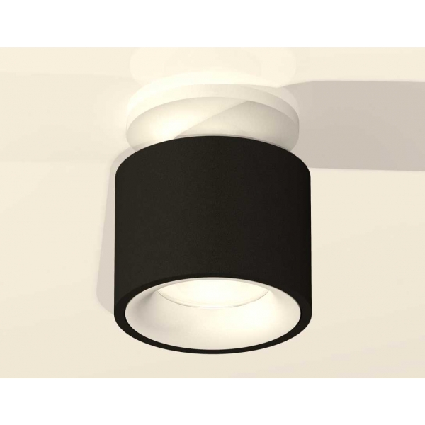 Комплект накладного светильника Ambrella light Techno Spot XS7511041 SBK/SWH черный песок/белый песок (N7925, C7511, N7010)