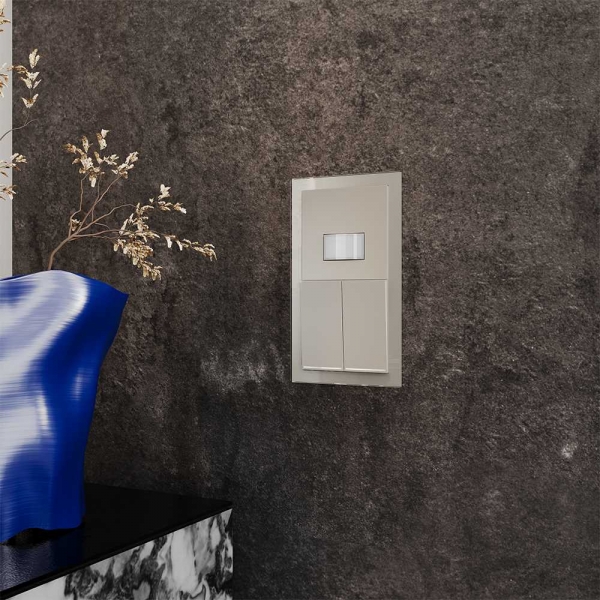 Датчик движения встраиваемый Voltum S70, (шелк) VLS070504