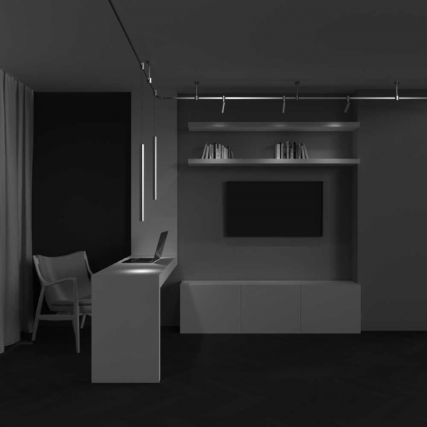 Трековый светильник Maytoni Technical TR156-1-5W4K-PT