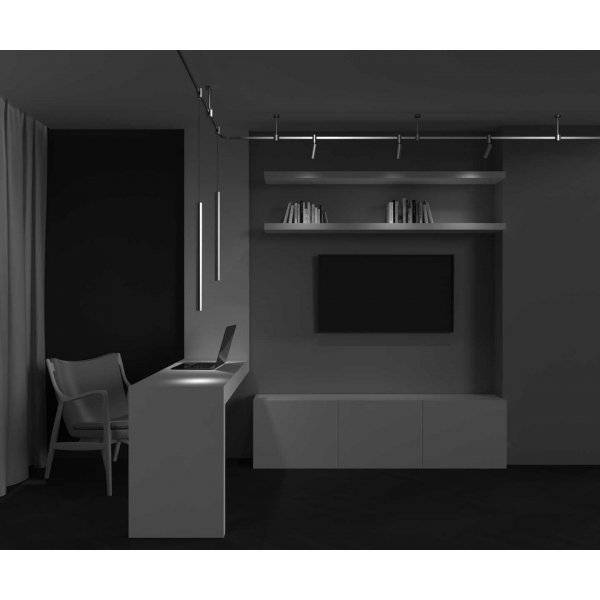 Трековый светильник Maytoni Technical TR156-1-5W4K-PT