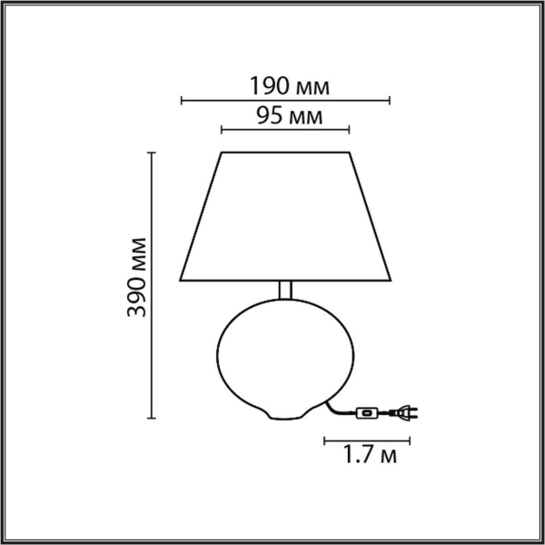 Настольная лампа Lumion Moderni Tapala 8139/1T