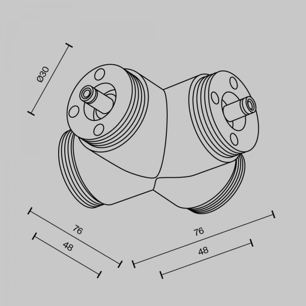 Аксессуар Maytoni Technical CA017TX-B