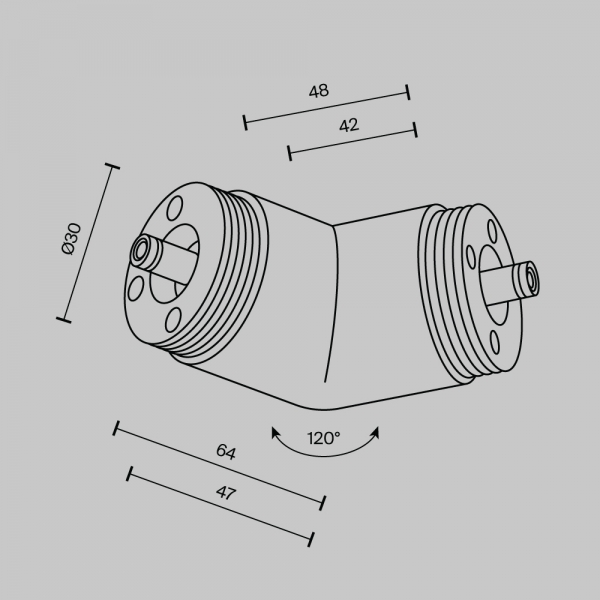 Аксессуар Maytoni Technical CA018LWC-B