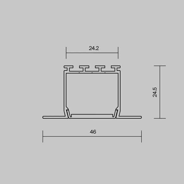 Алюминиевый профиль встраиваемый Maytoni Led Strip 632001