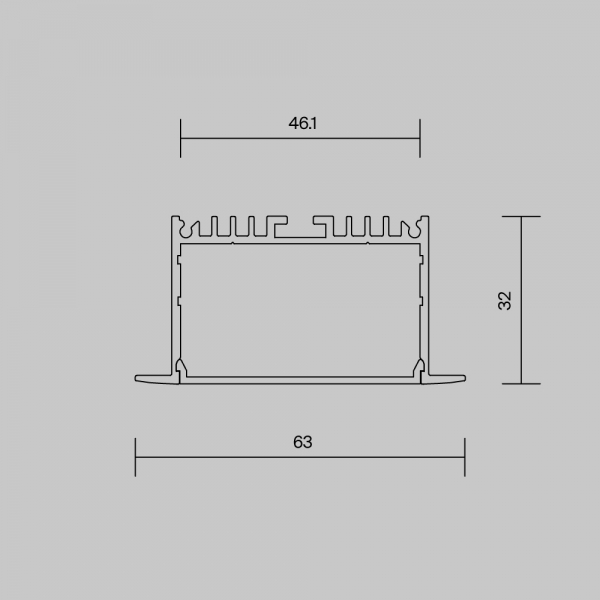 Алюминиевый профиль Maytoni Led Strip 632004