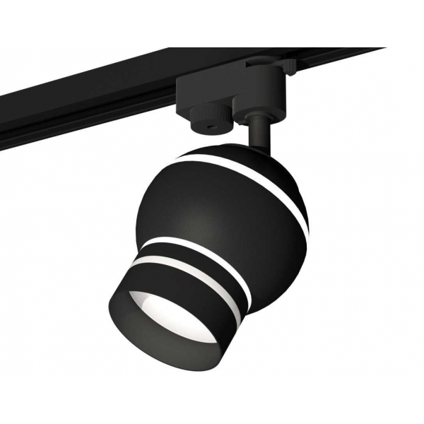 Комплект трекового светильника Ambrella light Track System XT1102065 SBK/FR черный песок/белый матовый (A2521, C1102, N7142)