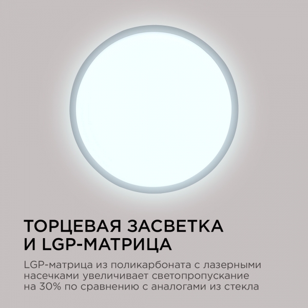 Настенно-потолочный светодиодный светильник Apeyron Spin 18-128