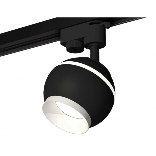 Комплект трекового светильника Ambrella light Track System XT1102001 SBK/SWH черный песок/белый песок (A2521, C1102, N7030)