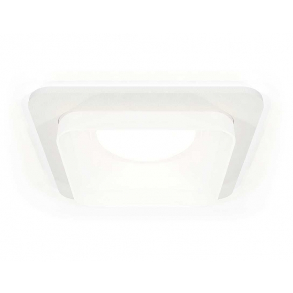 Комплект встраиваемого светильника Ambrella light XC7901013 SWH/FR белый песок/белый матовый MR16 GU5.3 (C7901, N7755)