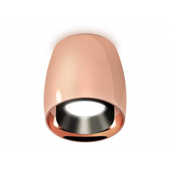 Комплект накладного светильника Ambrella light Techno Spot XS1144001 PPG/PBK золото розовое полированное/черный полированный (C1144, N7031)