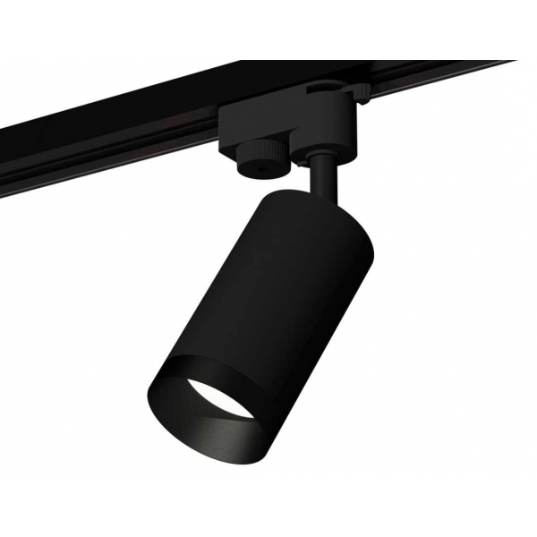 Комплект трекового светильника Ambrella light Track System XT6323061 SBK/PBK черный песок/черный полированный (A2521, C6323, N6131)