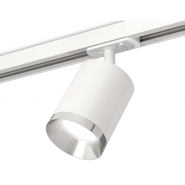 Комплект трекового светильника Ambrella light Track System XT7421003 SWH/PSL белый песок/серебро полированное (A2536, C7421, N7032)