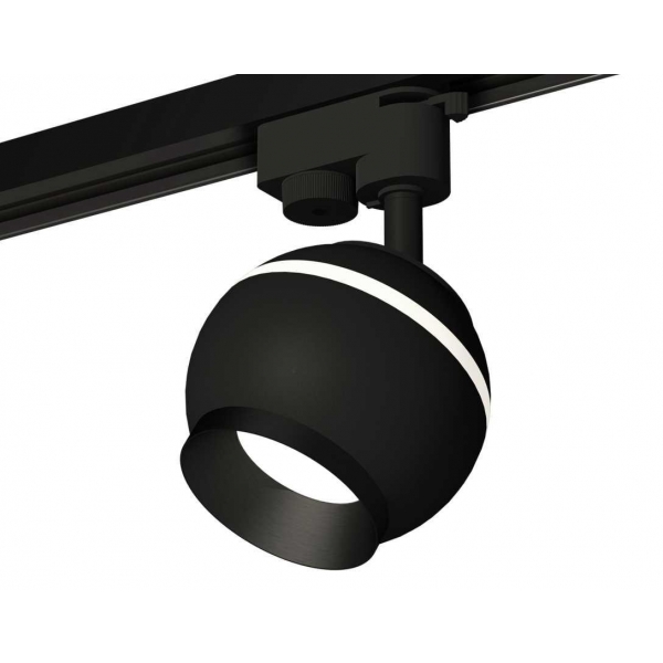 Комплект трекового светильника Ambrella light Track System XT1102002 SBK/PBK черный песок/черный полированный (A2521, C1102, N7031)