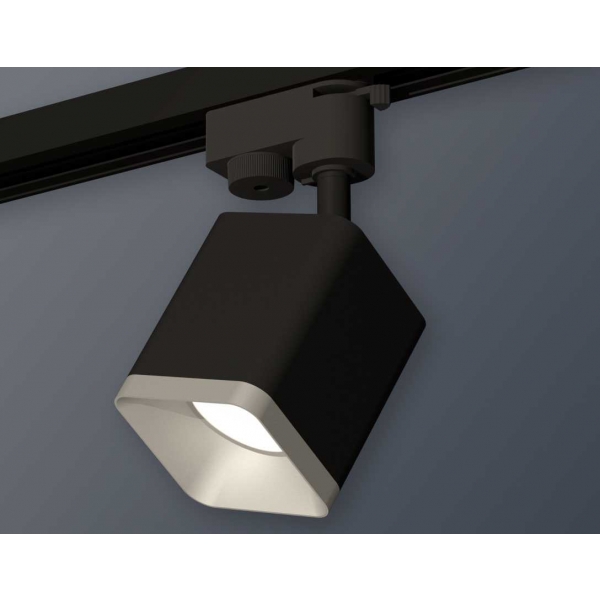 Комплект трекового светильника Ambrella light Track System XT7813002 SBK/SSL черный песок/серебро песок (A2521, C7813, N7703)