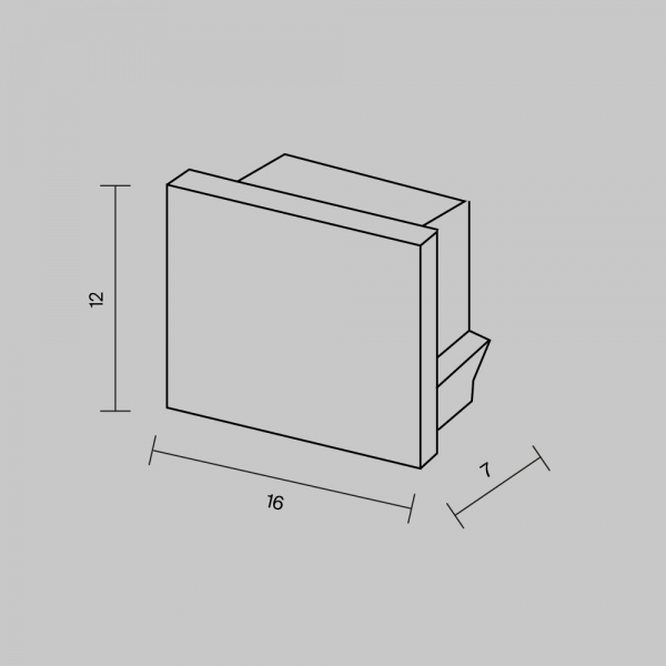 Комплектующие для профиля Maytoni Led Strip 642022
