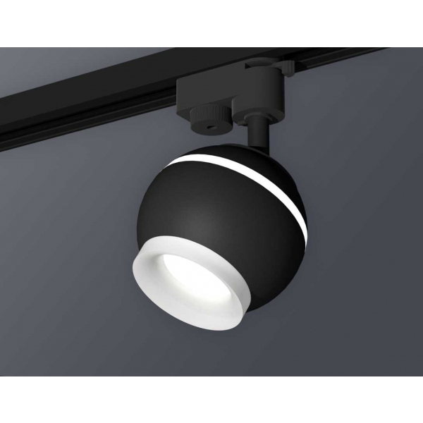 Комплект трекового светильника Ambrella light Track System XT1102071 SBK/FR черный песок/белый матовый (A2521, C1102, N7165)