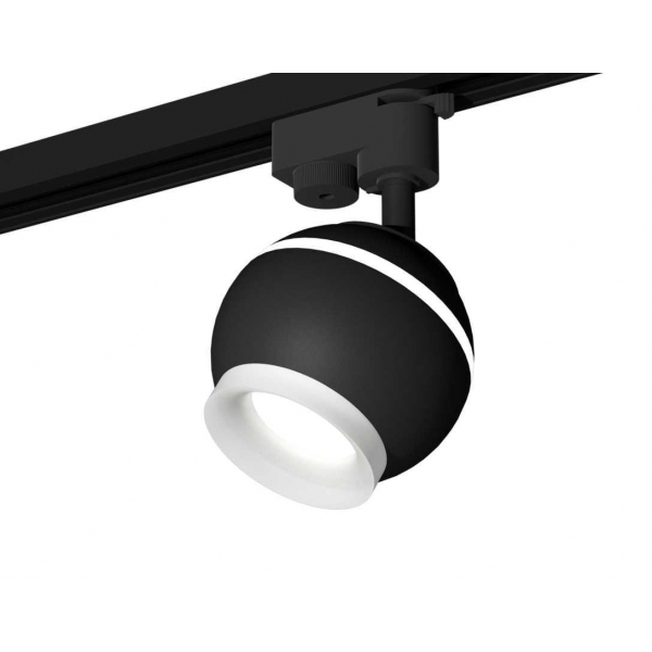 Комплект трекового светильника Ambrella light Track System XT1102071 SBK/FR черный песок/белый матовый (A2521, C1102, N7165)