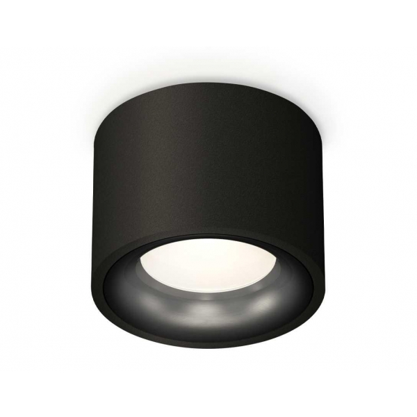 Комплект накладного светильника Ambrella light Techno Spot XS7511021 SBK/PBK черный песок/черный полированный (C7511, N7011)