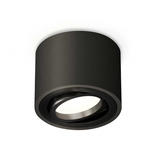 Комплект накладного светильника Ambrella light Techno Spot XS7511002 SBK/PBK черный песок/черный полированный (C7511, N7002)