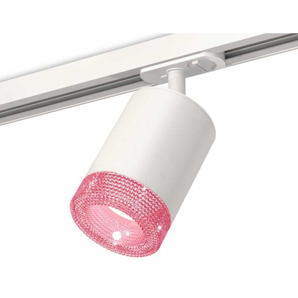 Комплект трекового светильника Ambrella light Track System XT7421010 SWH/PI белый песок/розовый (A2536, C7421, N7193)