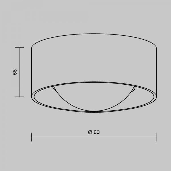 Потолочный светильник Maytoni Outdoor O498CL-L7B3K