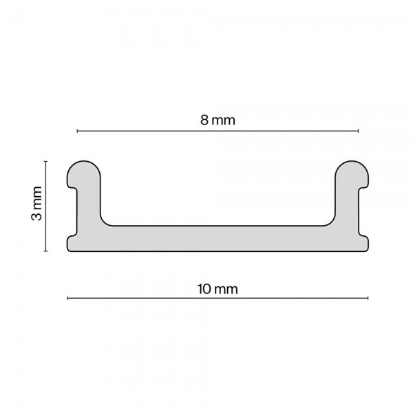 Вставка-заглушка Maytoni Technical ALM012-SC-B
