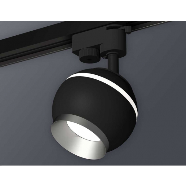Комплект трекового светильника Ambrella light Track System XT1102004 SBK/MCH черный песок/хром матовый (A2521, C1102, N7033)