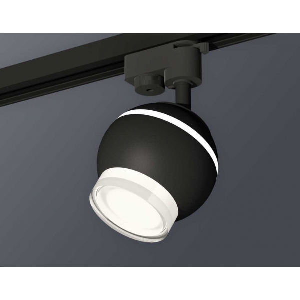 Комплект трекового светильника Ambrella light Track System XT1102070 SBK/FR/CL черный песок/белый матовый/прозрачный (A2521, C1102, N7160)