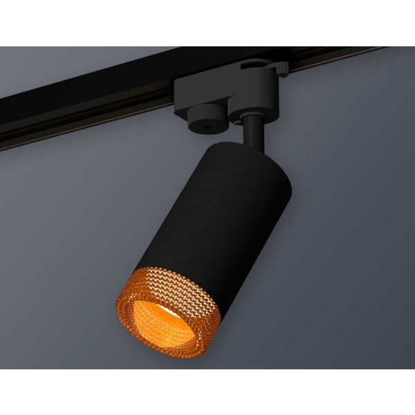 Комплект трекового светильника Ambrella light Track System XT6323084 SBK/CF черный песок/кофе (A2521, C6323, N6154)